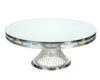 TABLE VERSAILLES ROUND SILVER TABLE MIRROR TOP HA404