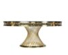 TABLE VERSAILLES ROUND GOLD TABLE MIRROR  TOP HA403