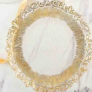 CHARGER PLATE GOLD FINISH